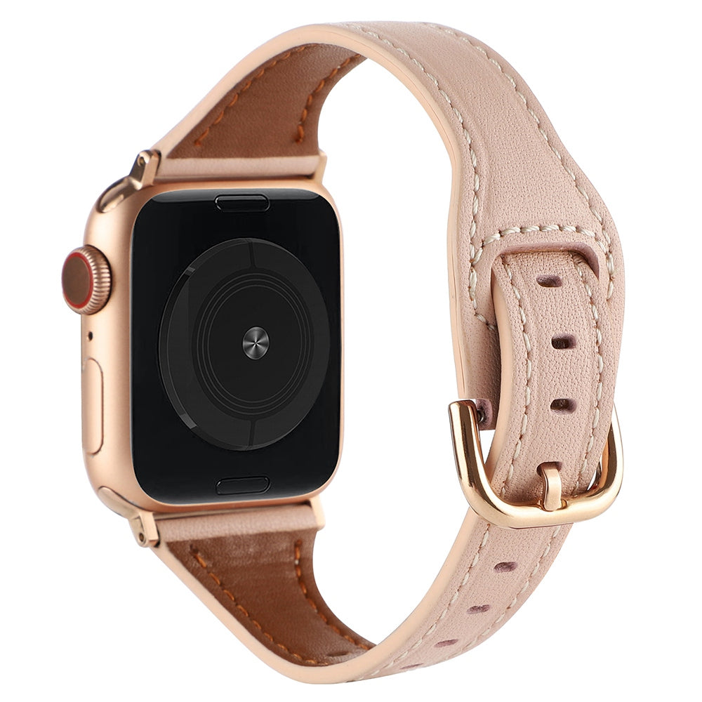 For Apple Watch Series 9 8 7 41mm 6 5 4 SE (2023) SE(2022) SE 40mm 3 2 1 38mm T-shaped Watch Strap Genuine Leather Wrist Band For Apple Watch Series 9 8 7 41mm 6 5 4 SE (2023) SE(2022) SE 40mm 3 2 1 38mm T-shaped Watch Strap Genuine Leather Wrist Band